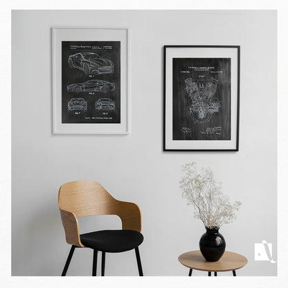 Set de Desen Alb-Negru 01